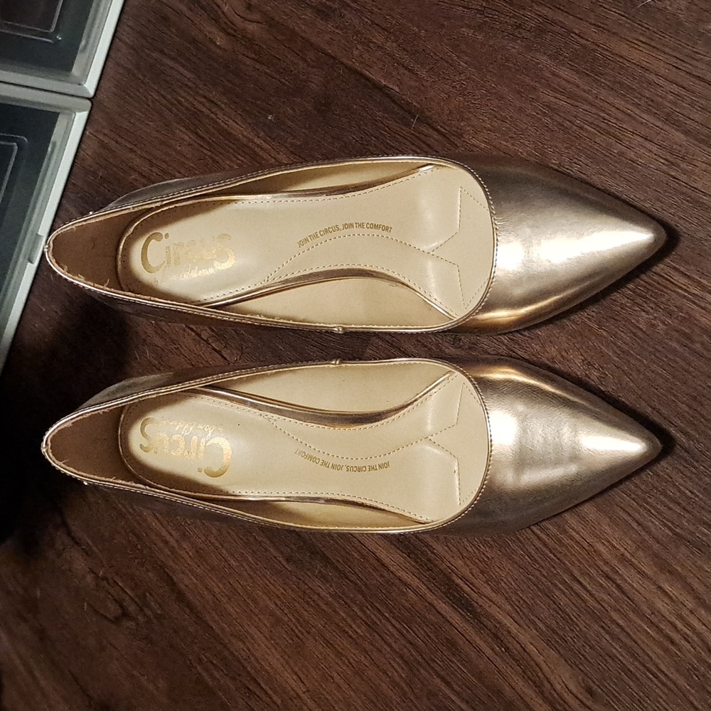 Circus By Sam Edelman Gold Heels